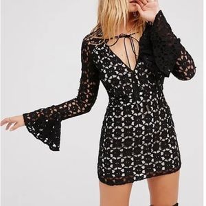 Free People “Back to Black” Mini Dress